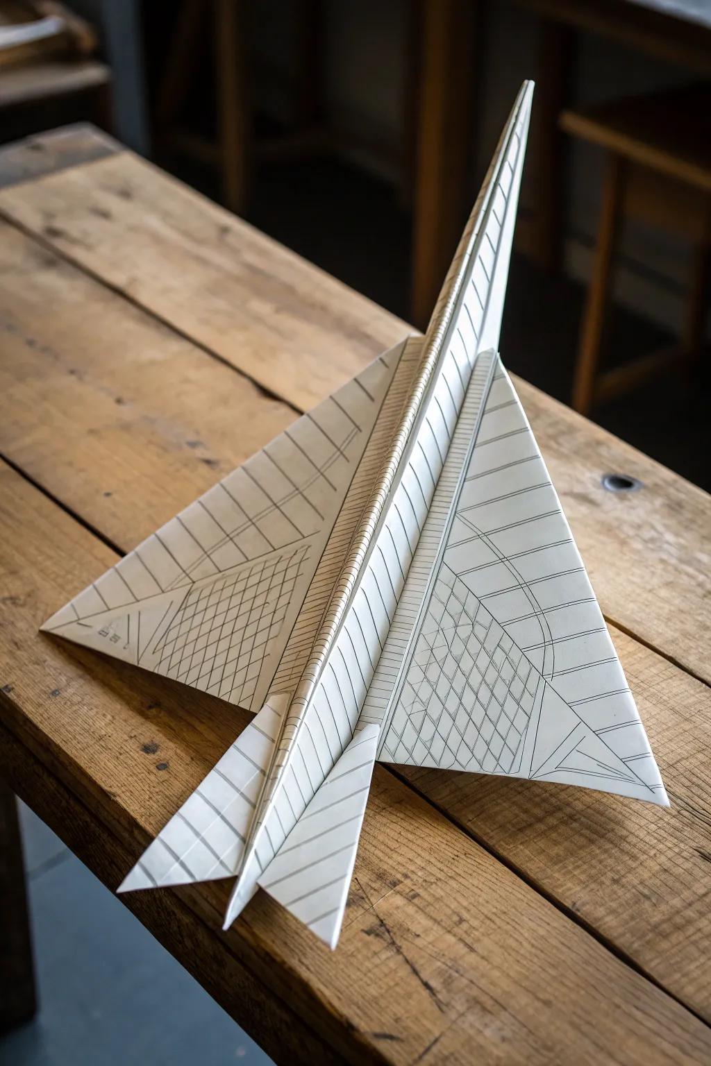 Soar with style and sustainability: The Biodegradable Glider.
