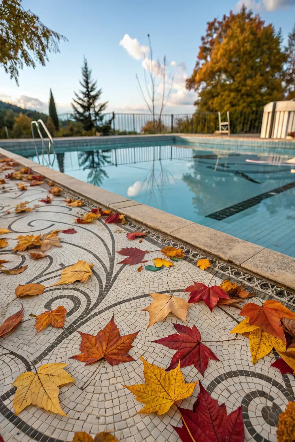 Celebrate the seasons with seasonal mosaic designs.