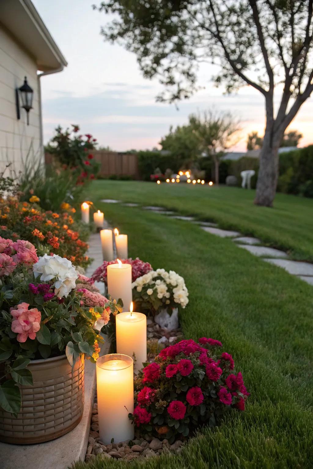 Scented candles add aroma and ambiance to your space.