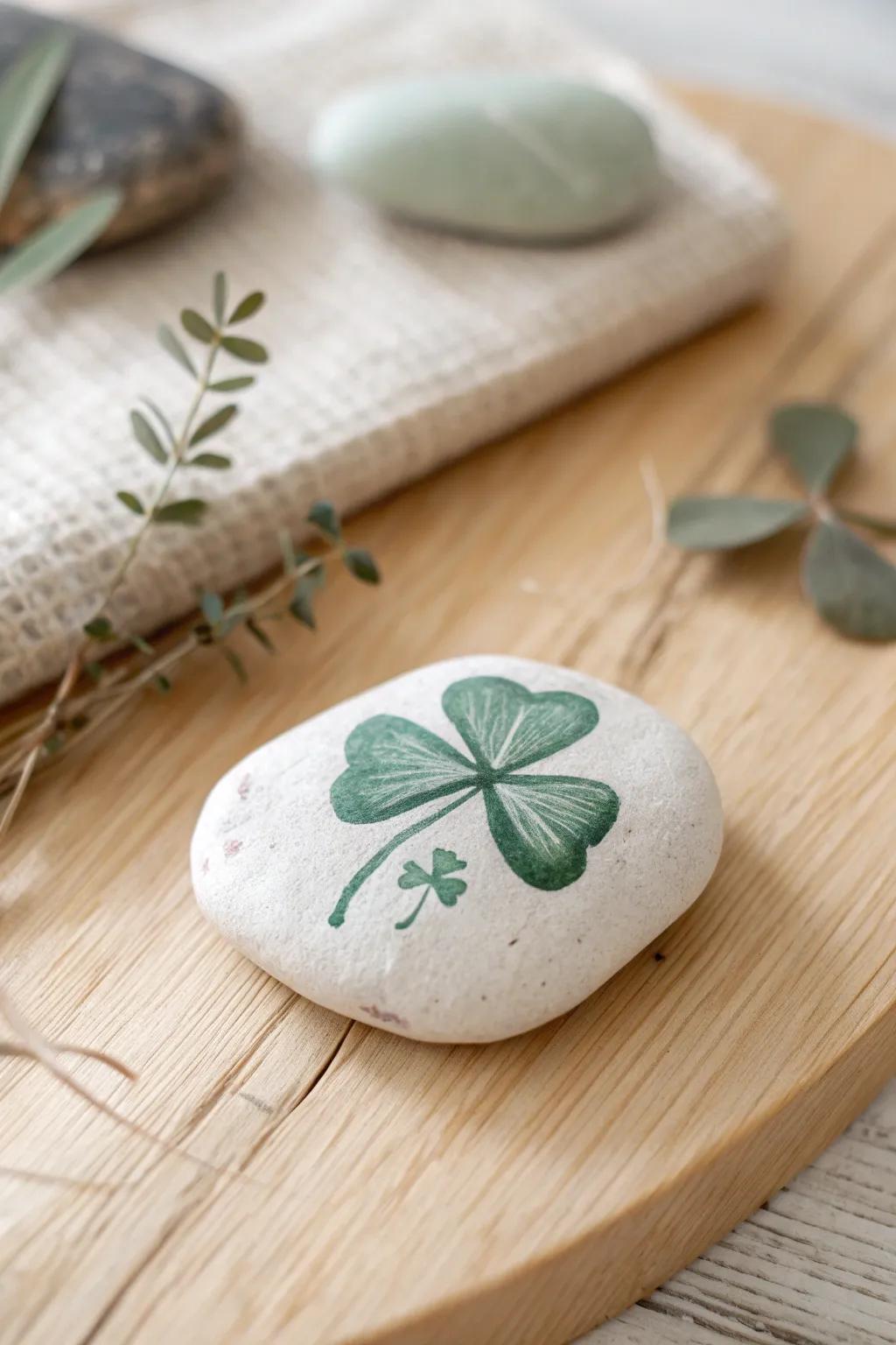 Discover the joy of giving with Clover Kindness Rocks. Simple beauty that spreads smiles.