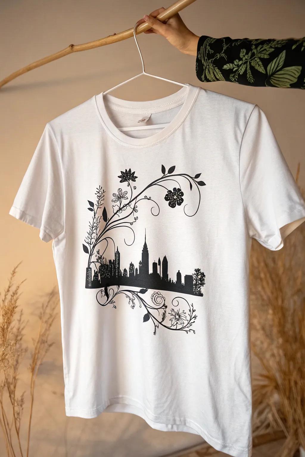 Wanderlust in Style: Wear your favorite city's skyline with minimalist elegance.