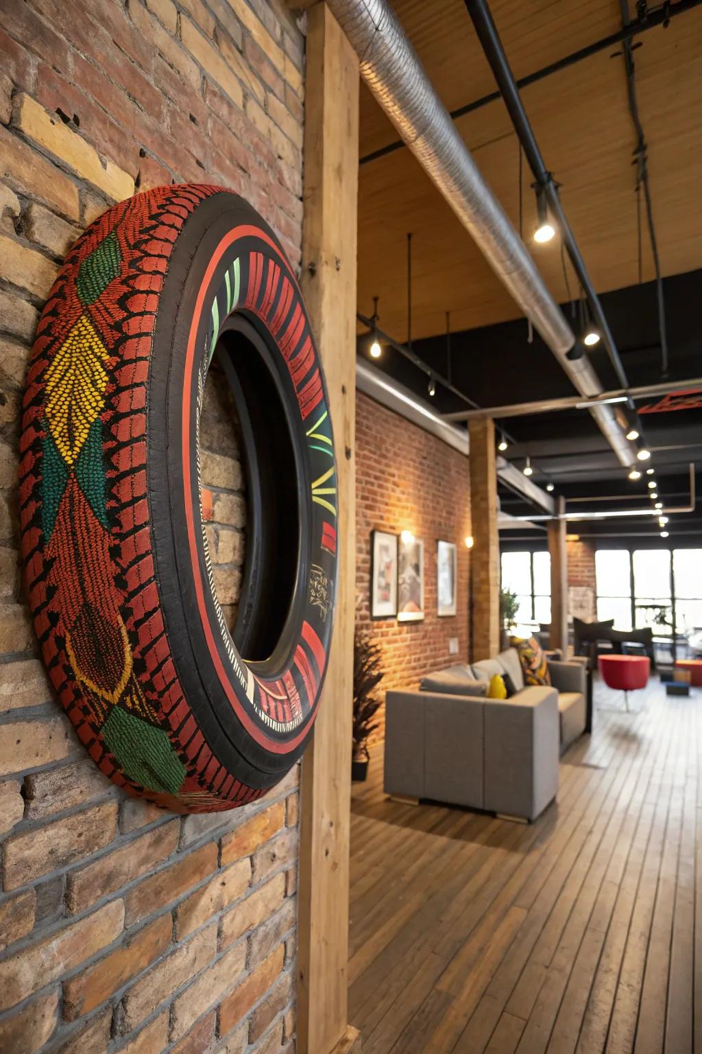 Express Yourself with Tire Art