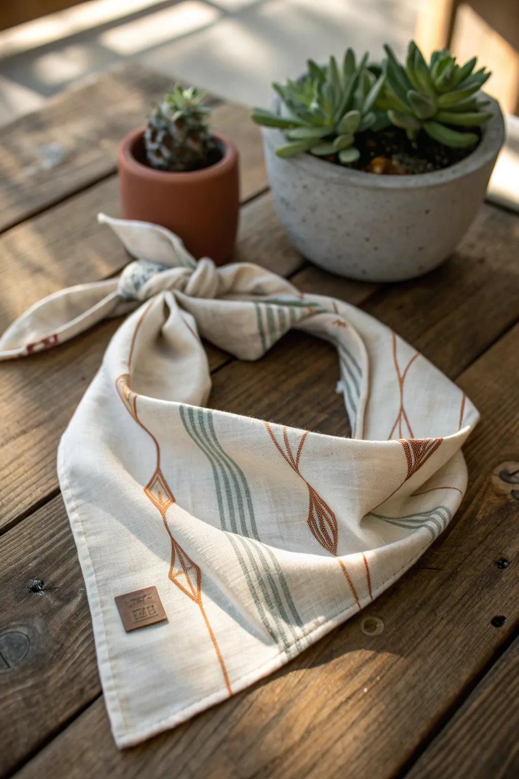 Transforming shirts into chic pet bandanas—simple, stylish, sustainable!