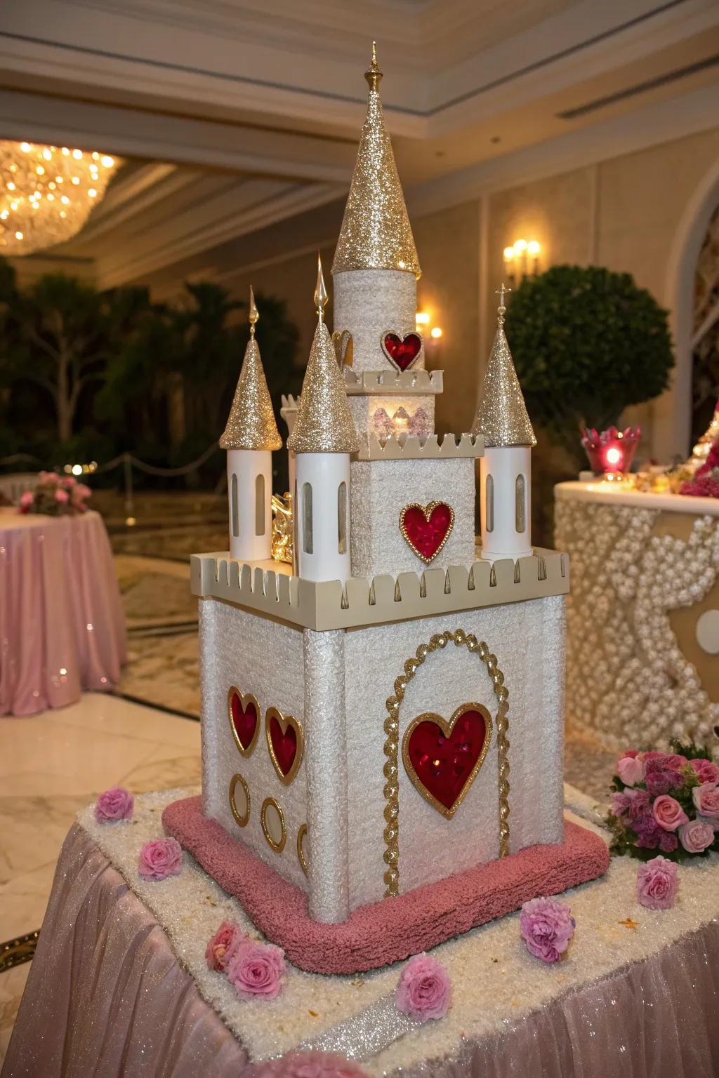 A princess castle box that brings fairy-tale magic to Valentine's Day.