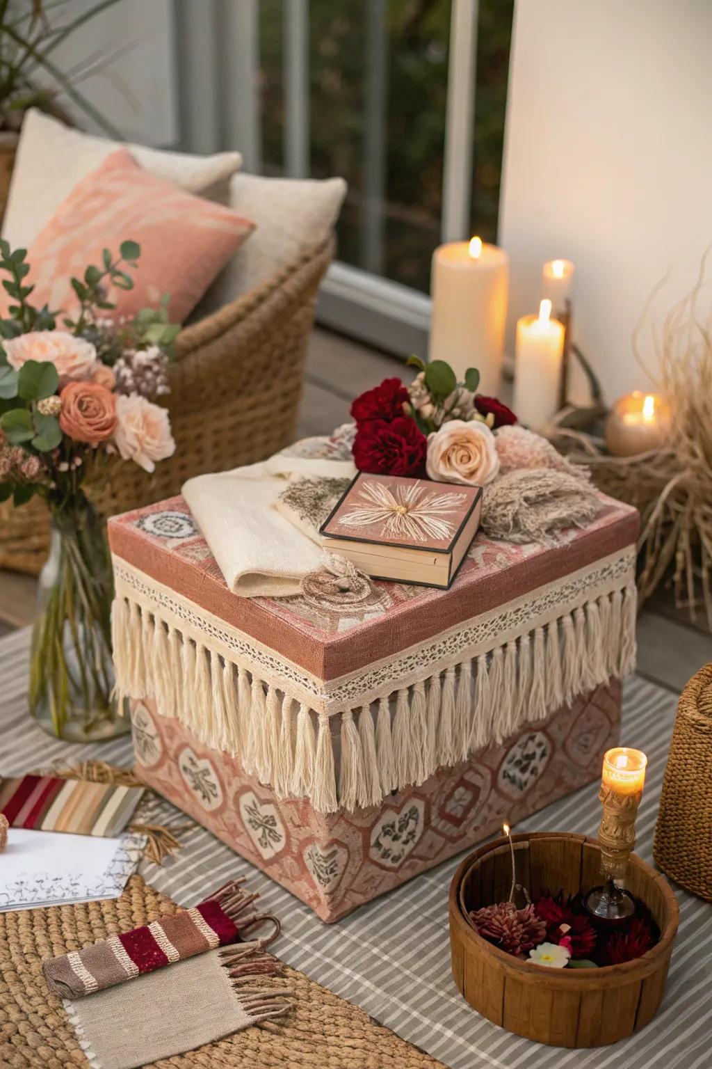 Channel your free spirit with a boho chic box full of relaxed charm.