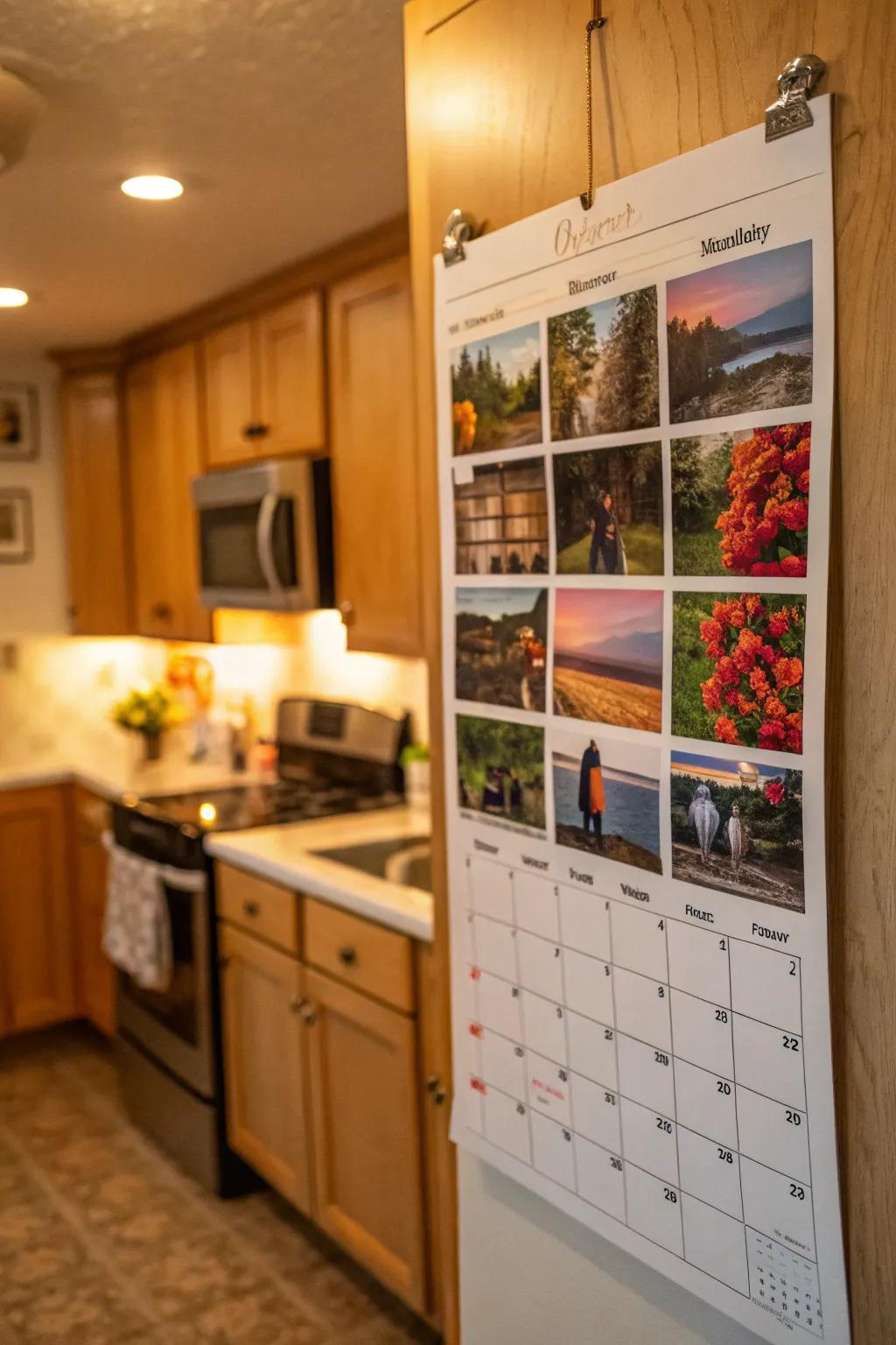 Keep memories alive with a personalized photo calendar.