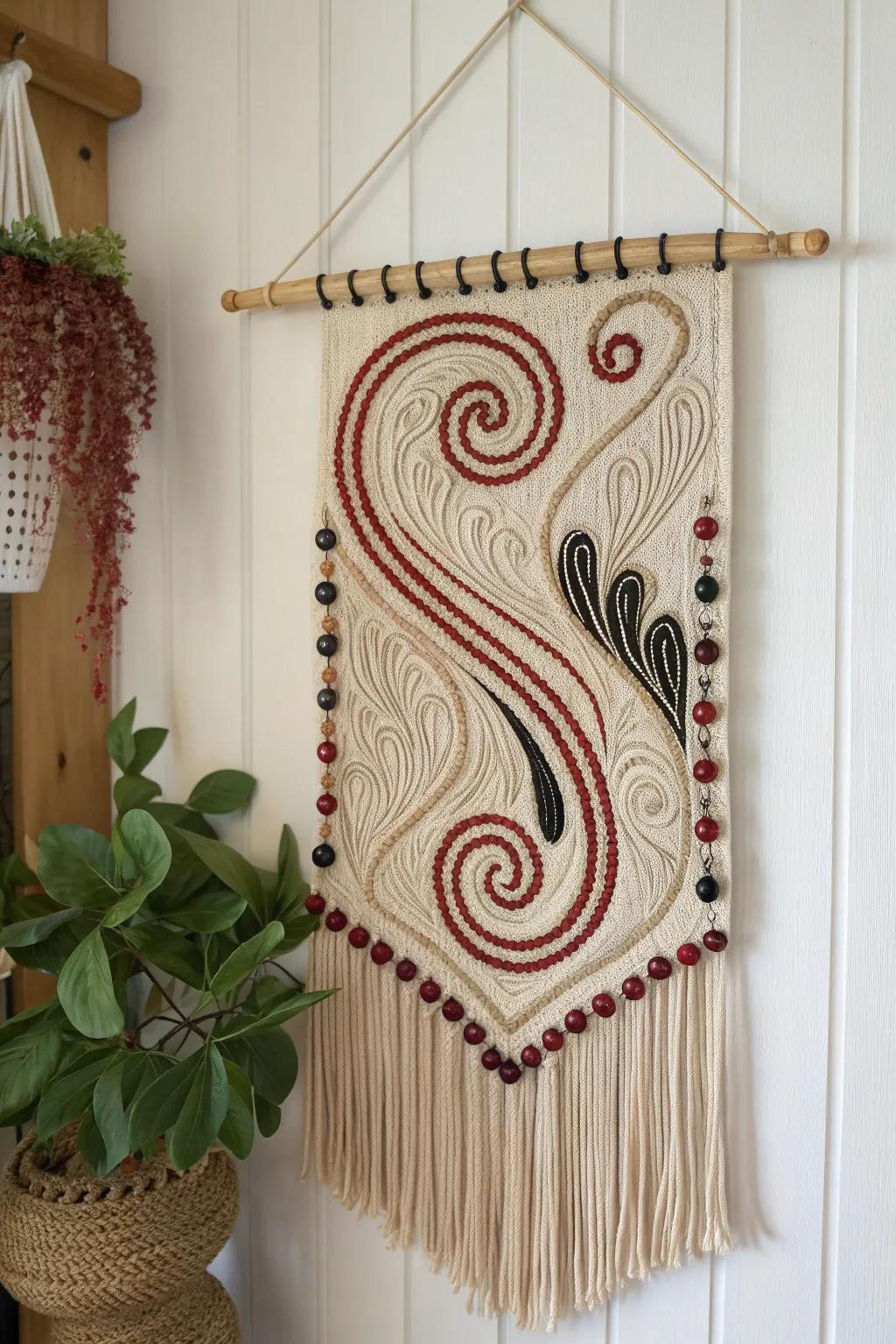 Dance of the Walls: Let tango rhythms bring grace to your space with this exquisite wall hanging.