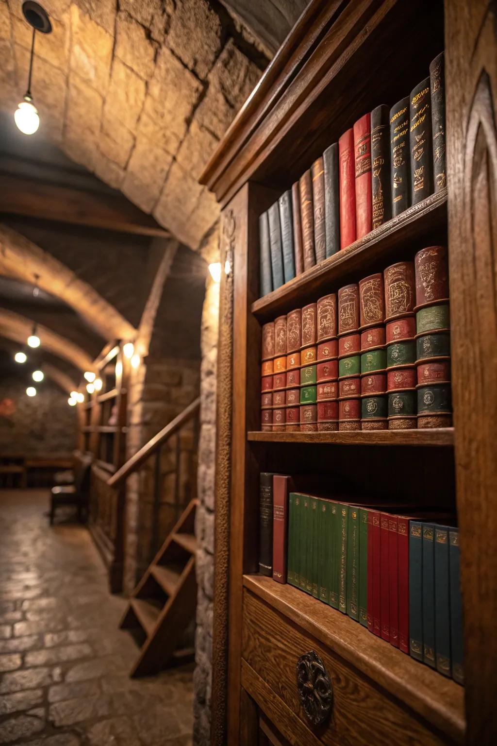 Discover your hidden escape in a beautifully crafted underground library.