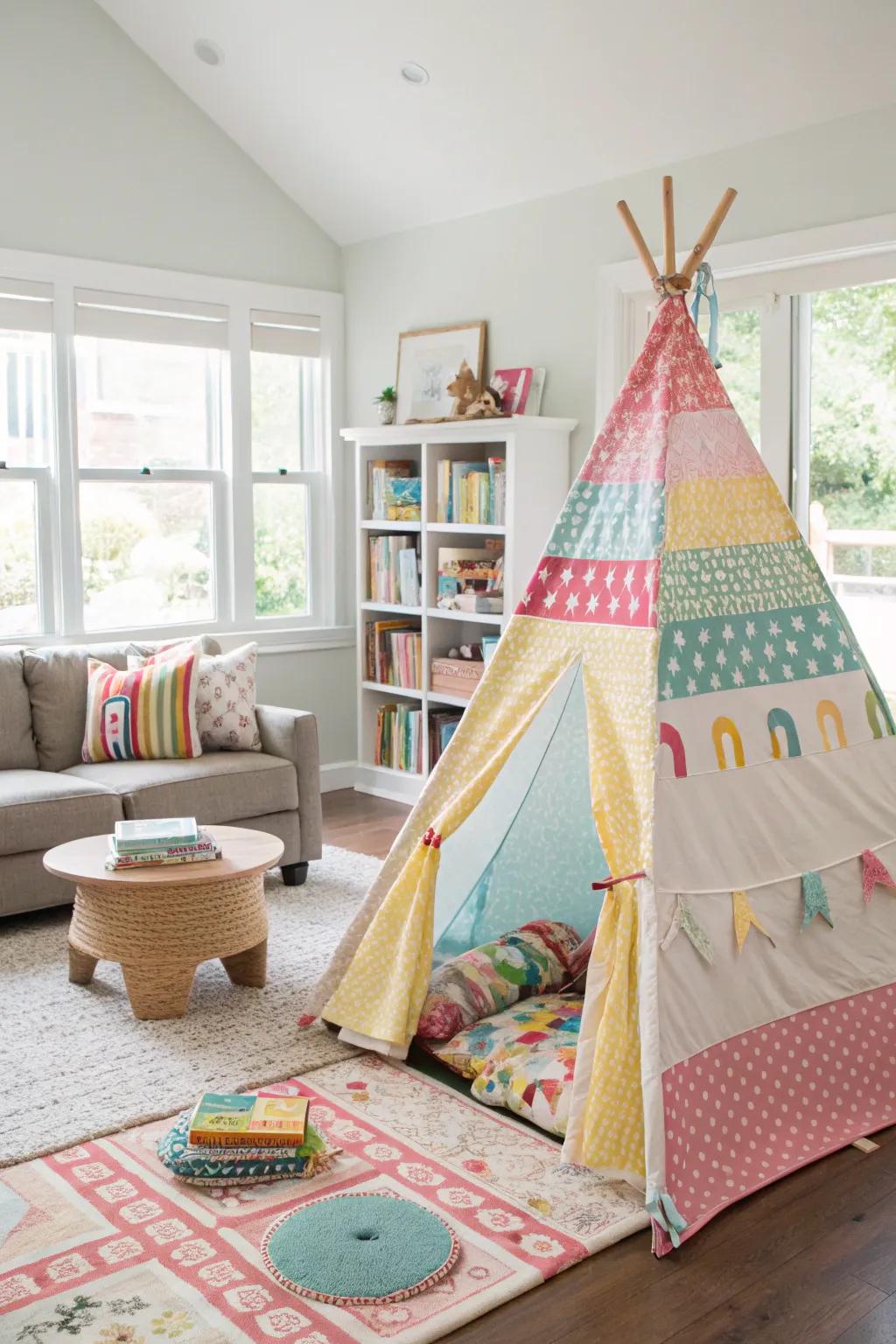 Create a world of adventure with a play tent perfect for imaginative play.