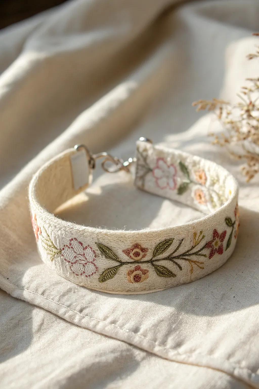 Elevate your style with the artistry of embroidered bracelets—where simplicity meets elegance.