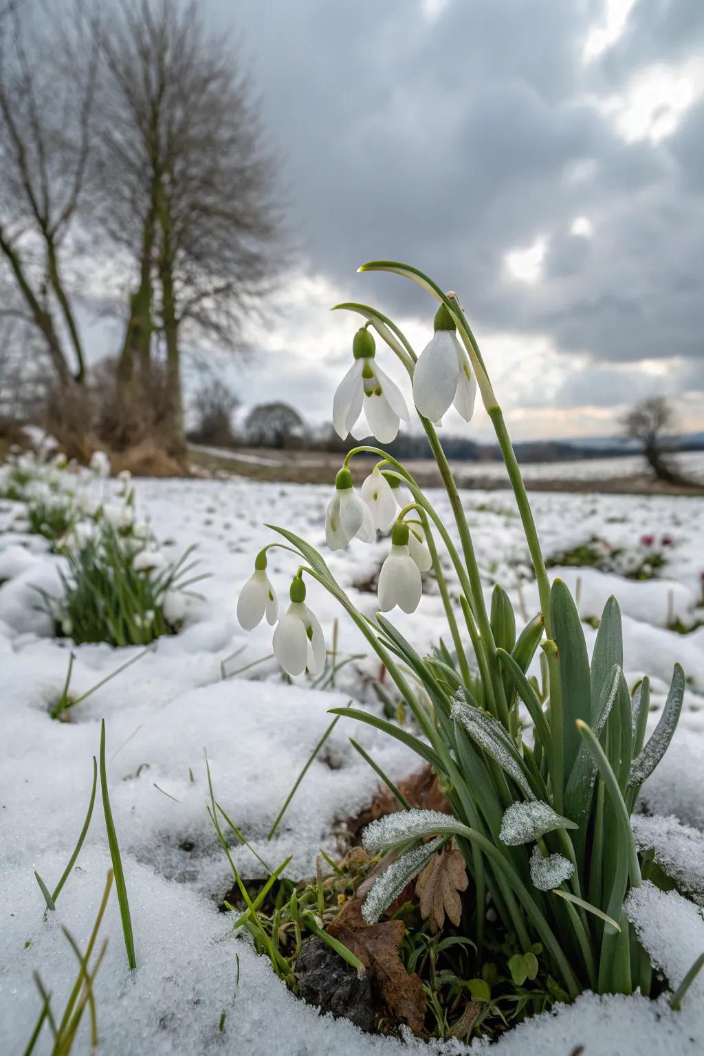 Snowdrops offer a gentle reminder that spring is near.