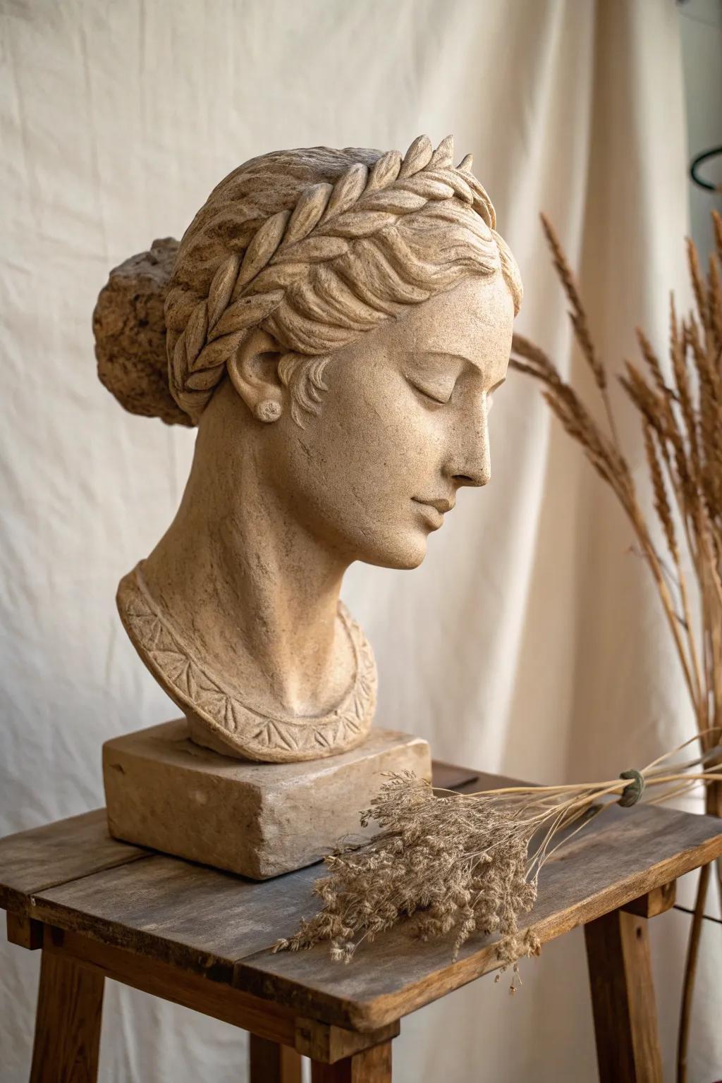 Capture the essence of your loved ones with a handcrafted clay portrait, a timeless piece of art blending simplicity and sentiment.