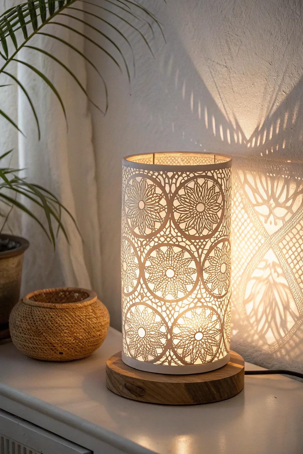 Illuminate your creativity with a touch of shadow art magic.