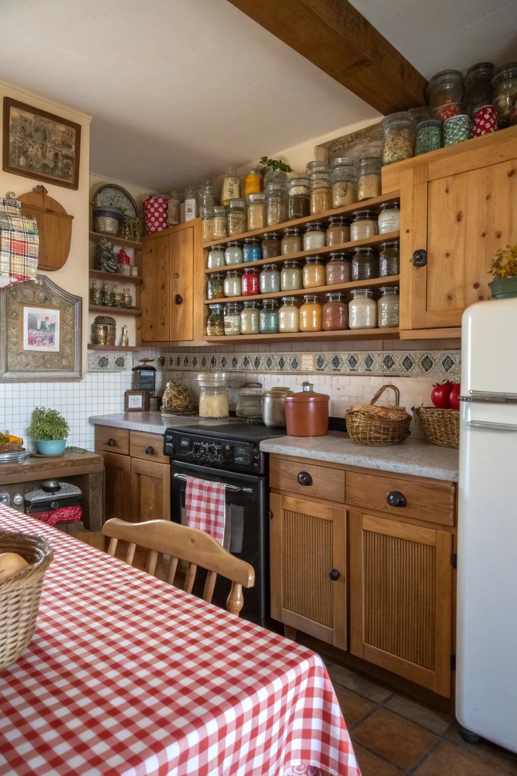 Vintage finds can add unique charm and character to your kitchen.