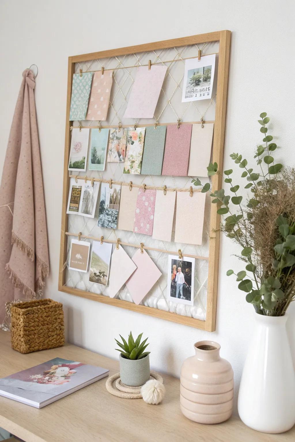 Craft your seasonal inspiration with a minimalist mood board that's both functional and beautiful.