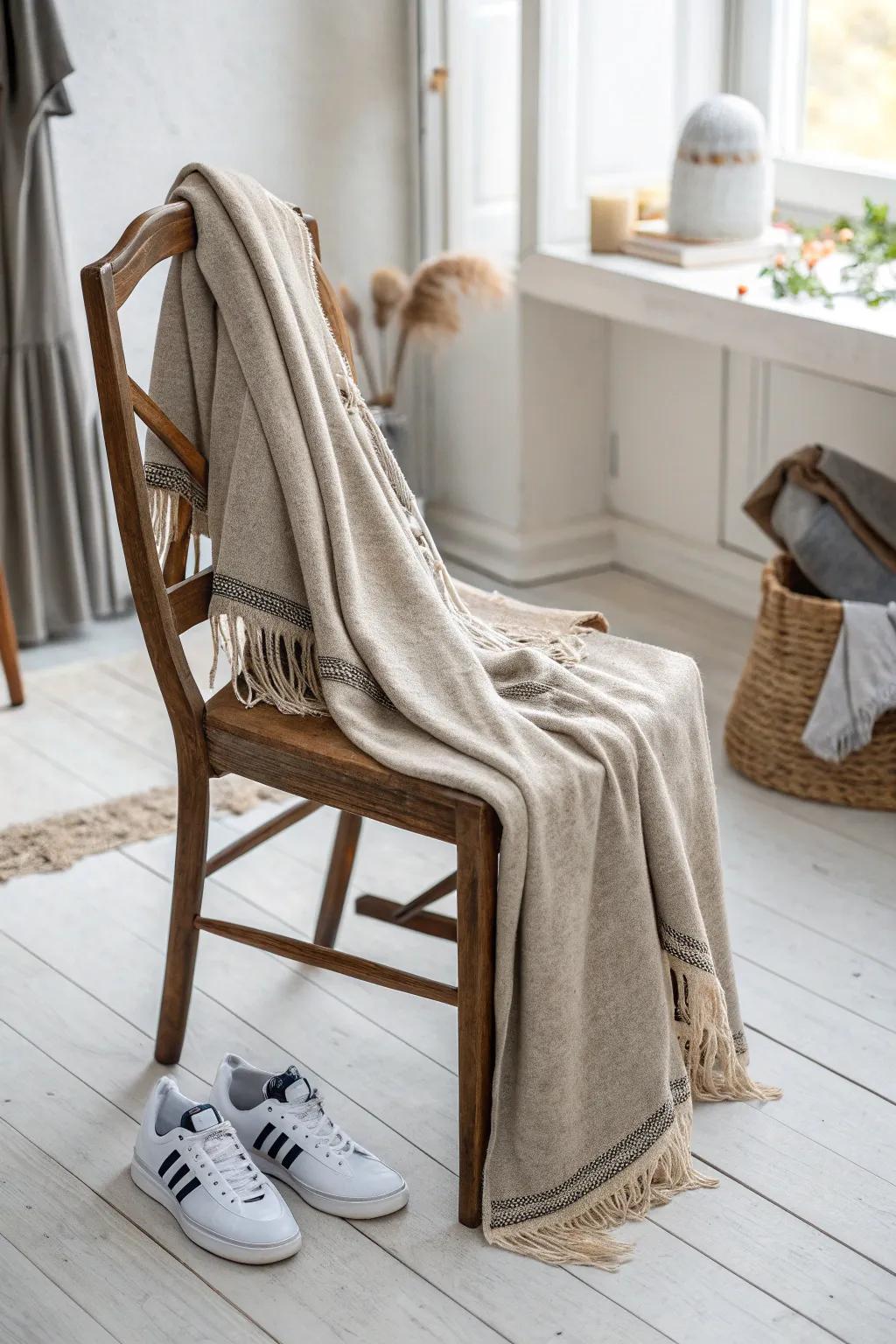 Effortless elegance meets sporty chic: a duster cardigan that complements your active lifestyle.