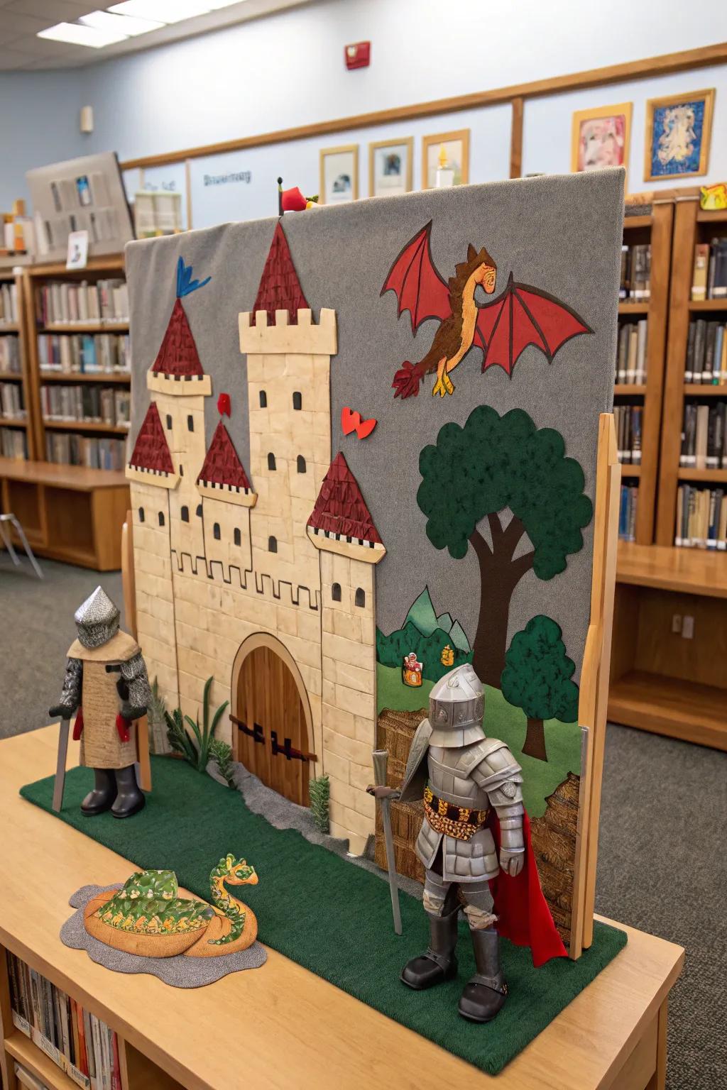 Explore the medieval kingdom with your felt board.