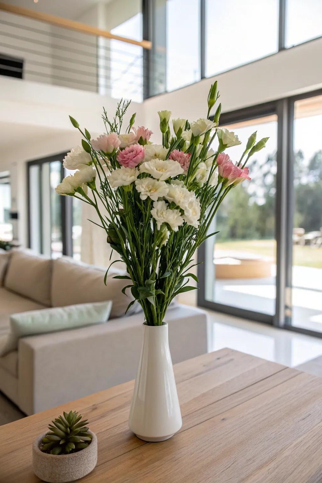 Minimalist floral arrangement highlighting natural beauty.