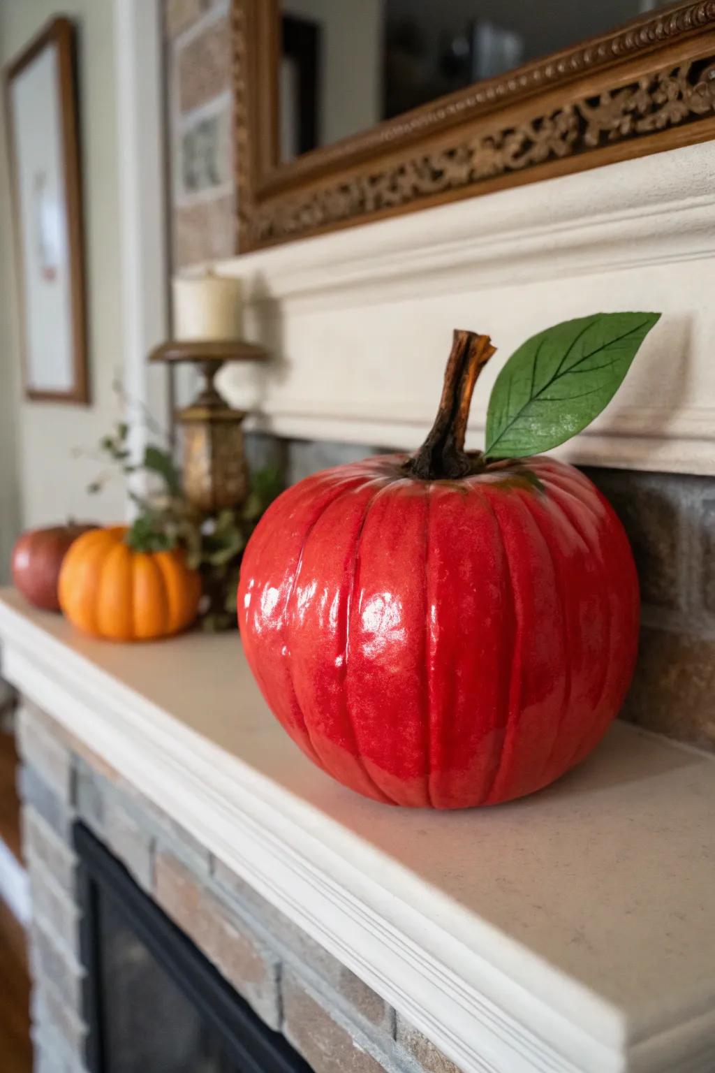 Apple pumpkins for a classic and charming home decor.