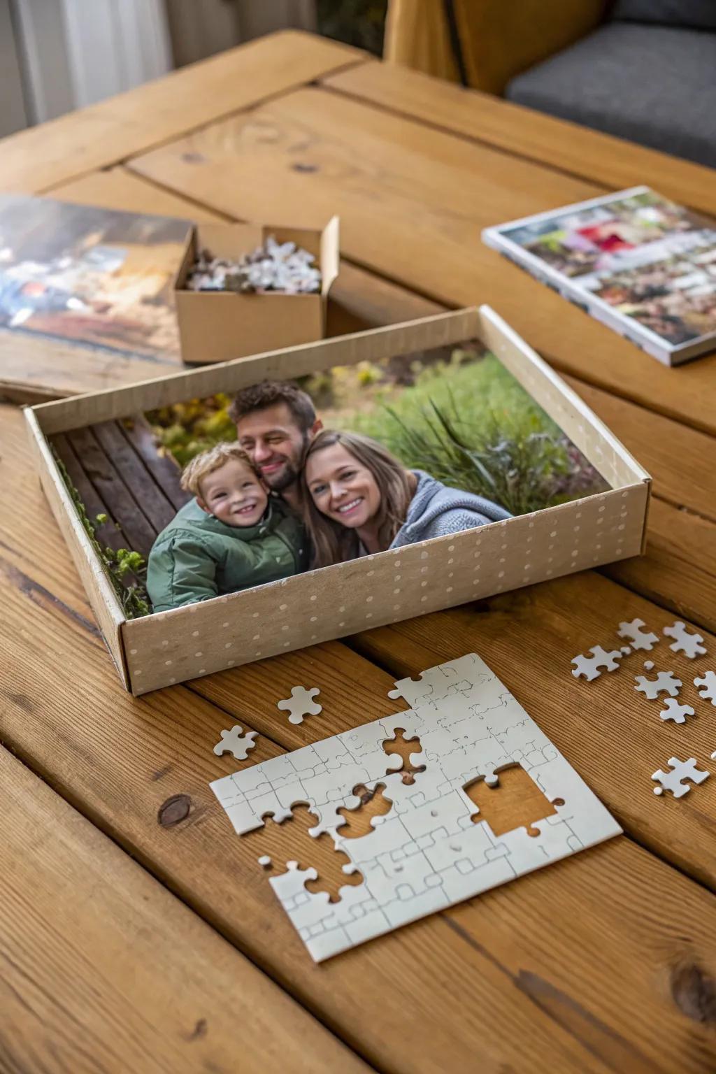 Piece together memories with a personalized puzzle.