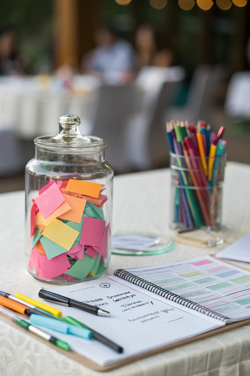 Collect cherished moments with a birthday memory jar.