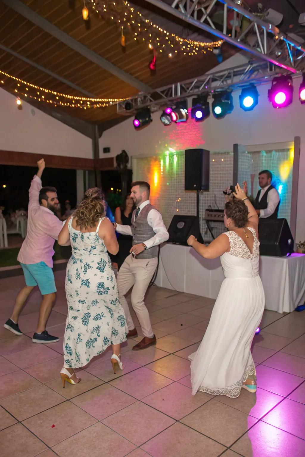 A dance-off gets everyone moving and brings out the fun.