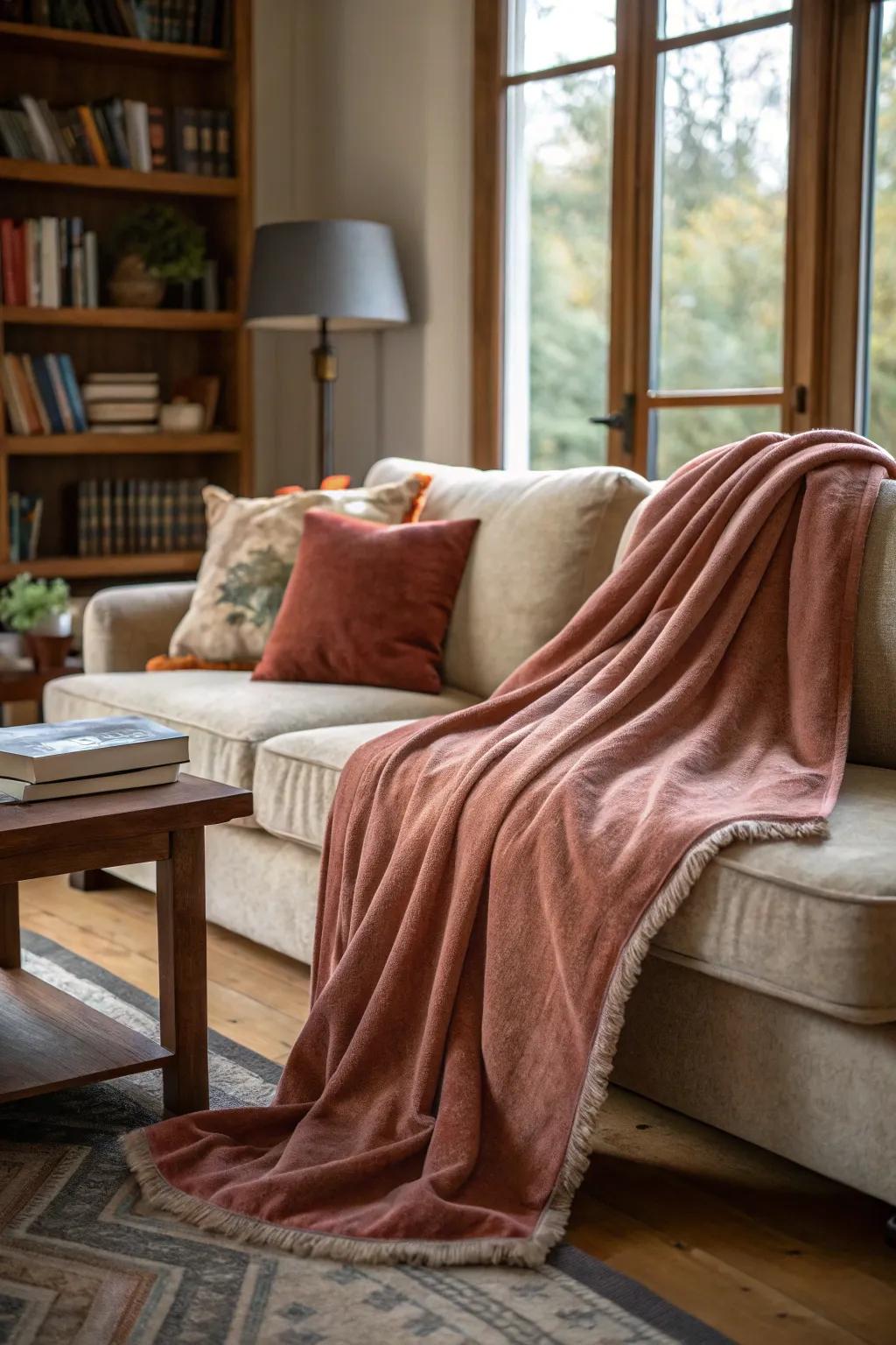 Wrap them in comfort with a luxury throw blanket.