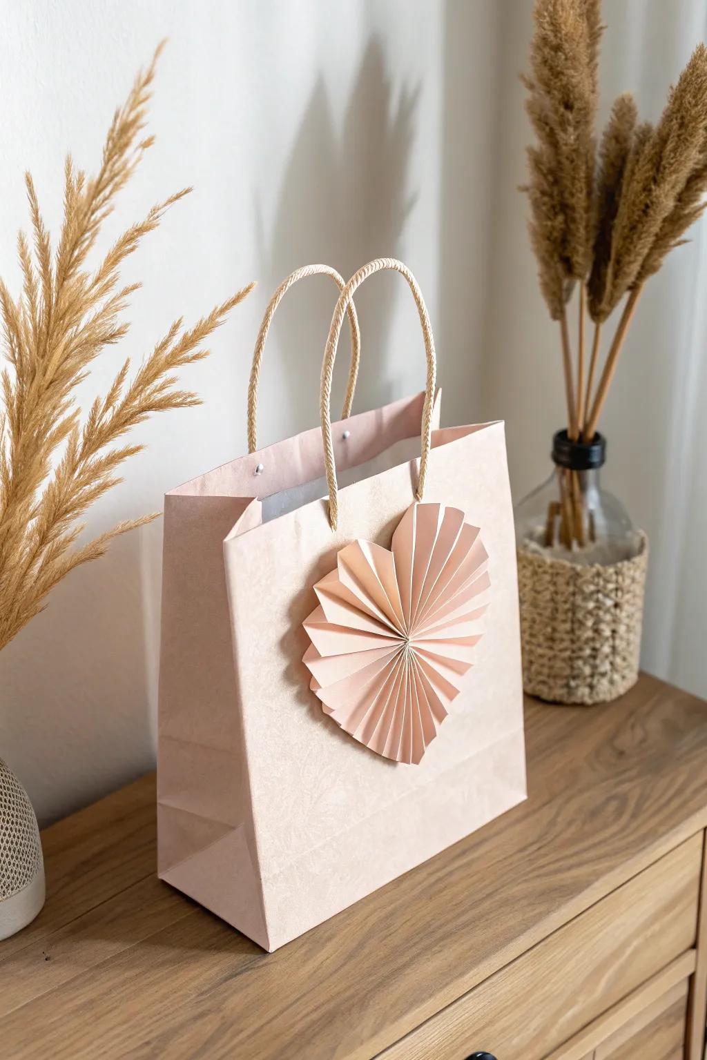 Surprise your loved ones with a charming pop-up heart bag, blending minimalist elegance with a touch of Boho flair.