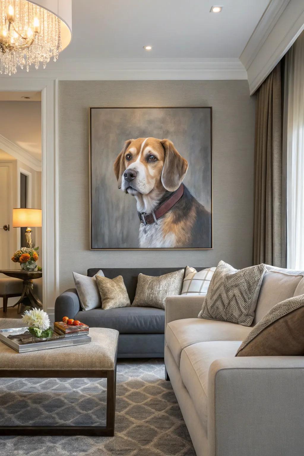 Celebrate beloved pets with custom portraits.