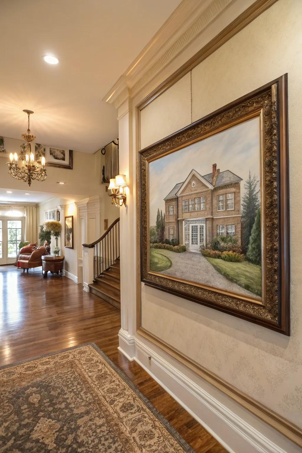 Celebrate their home with a custom house portrait.