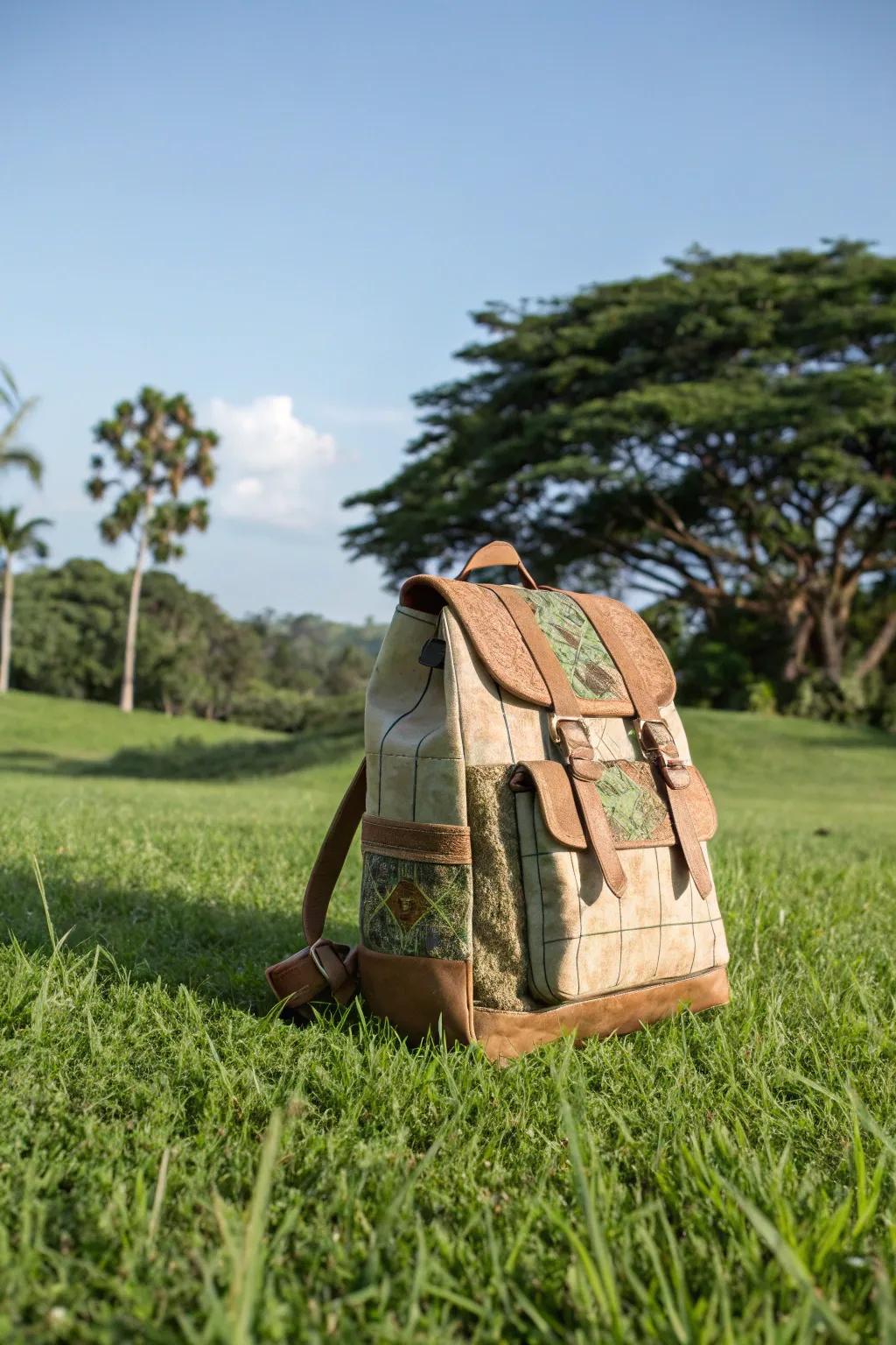 Combine style and sustainability with an eco-friendly backpack.