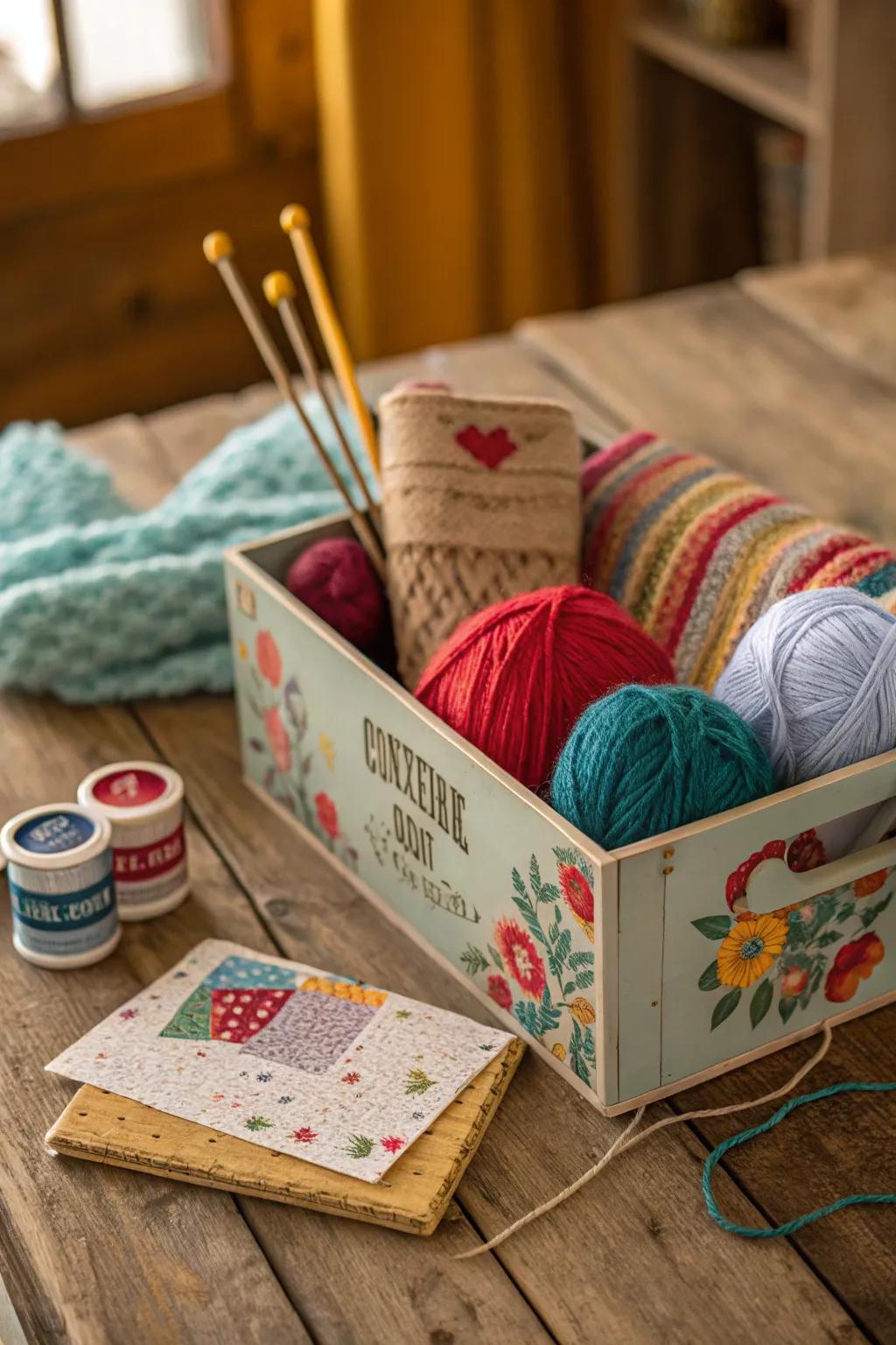 Indulge in knitting with this cozy collection.