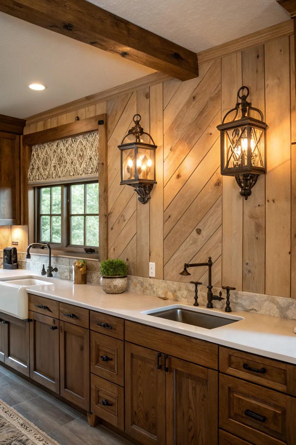 Artisan sconces bring a personal and unique touch to kitchens.