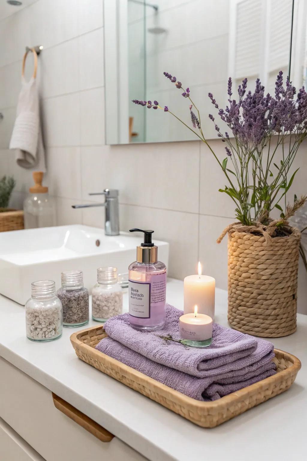 Eco-friendly lavender choices combine style with sustainability.