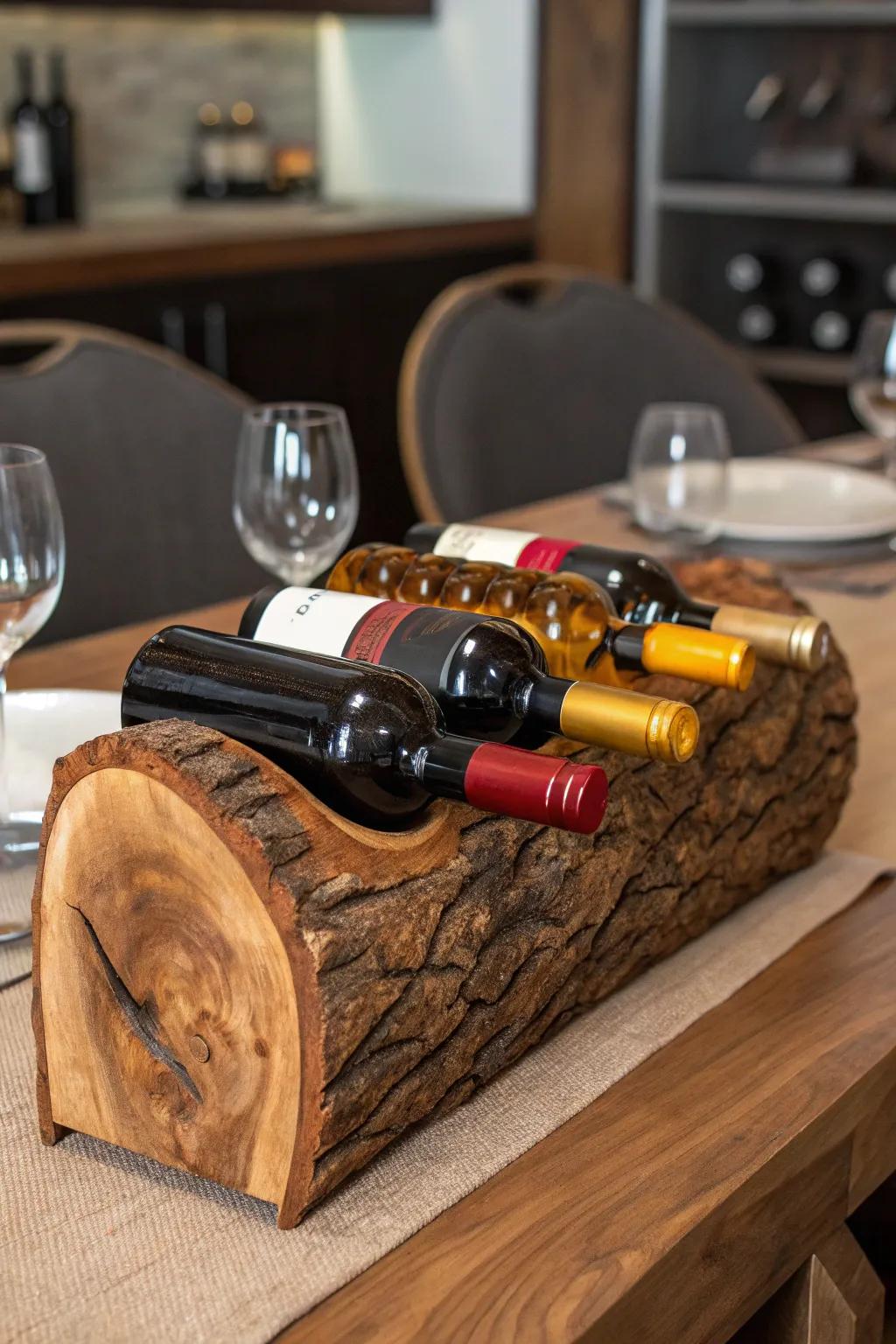 A rustic masterpiece: where craftsmanship meets elegance.