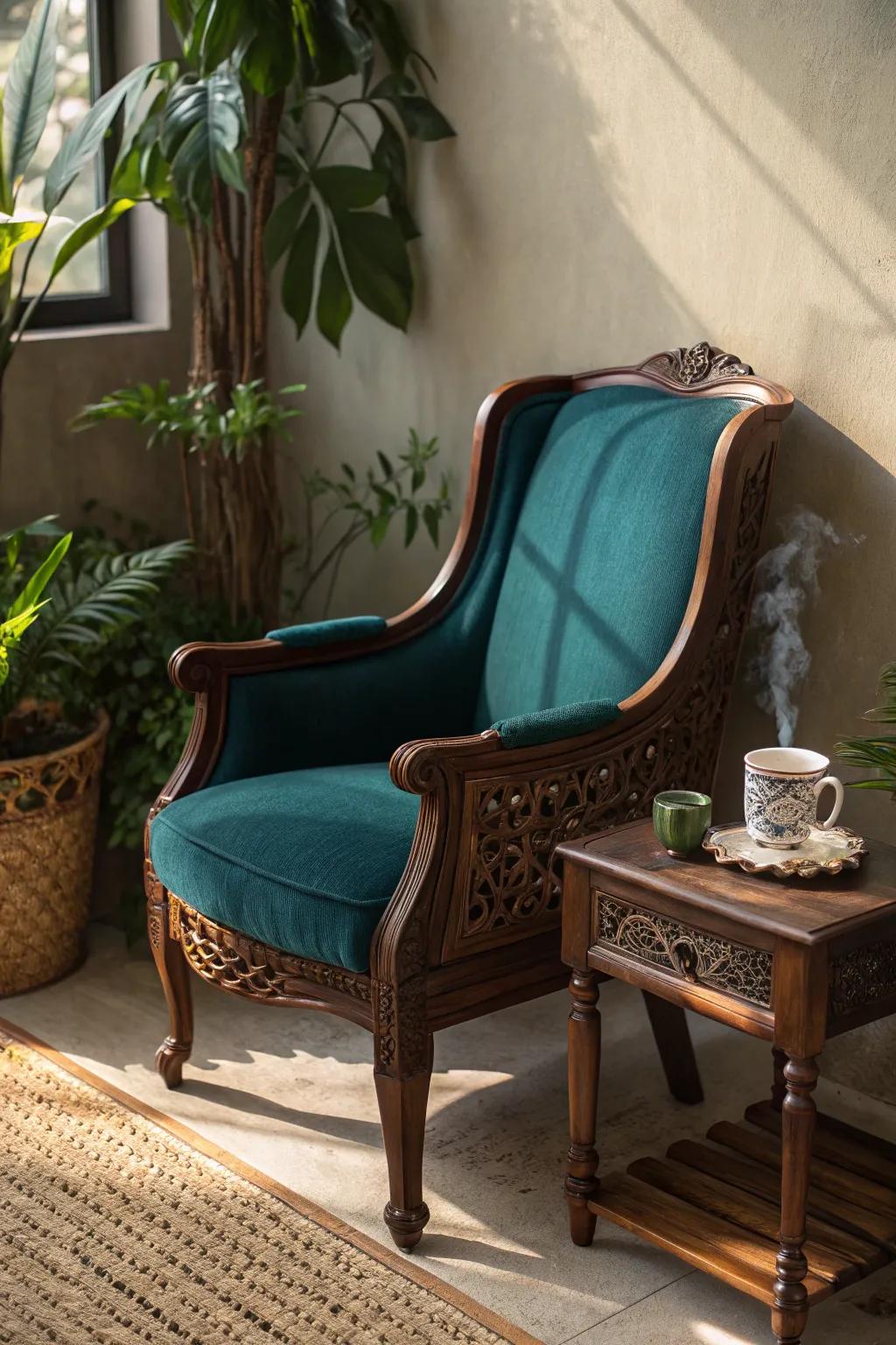 Find your zen in a beautifully crafted mindfulness corner—where relaxation meets exquisite design.