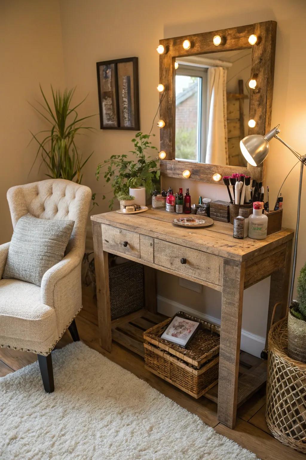 Rustic vanities offer warmth and character to your space.