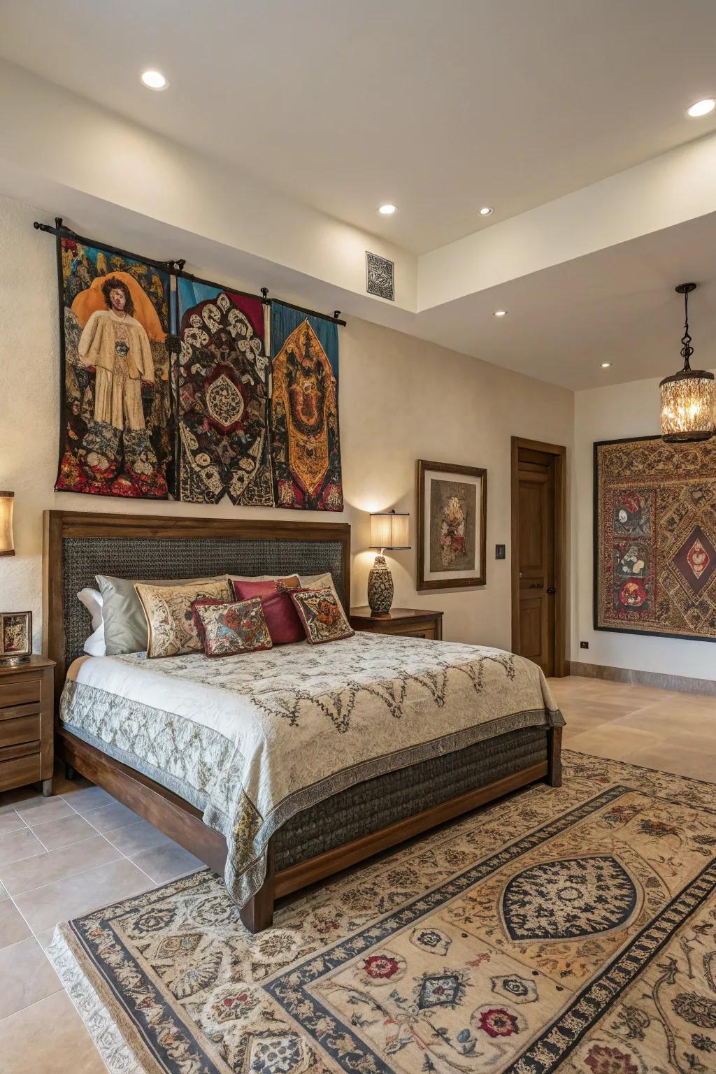 Infuse your master suite with personal cultural influences.