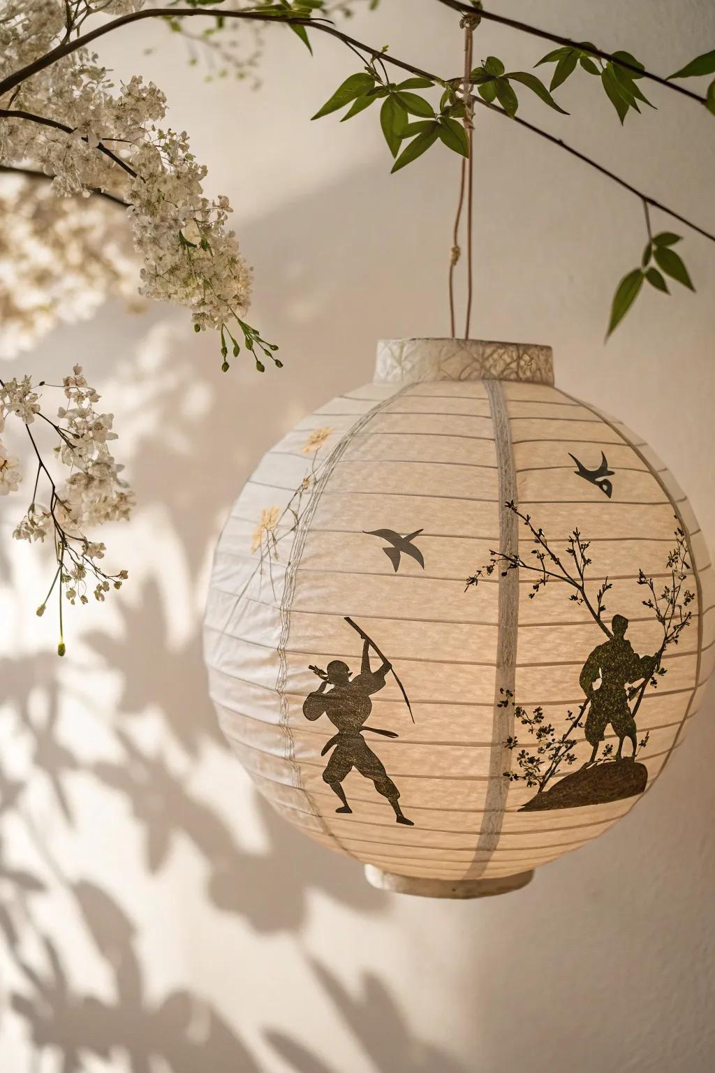Illuminate your space with the mysterious beauty of Ninja Paper Lanterns. Crafted with elegance and simplicity.