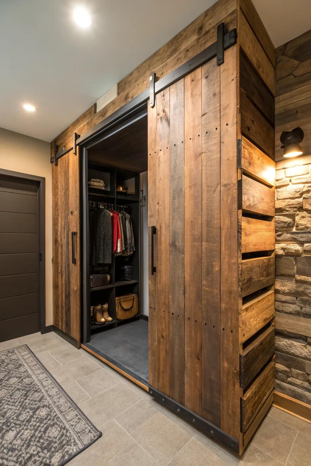 Unveiling the Art of Disguise: Discover the Secret Behind This Hidden Pallet Closet