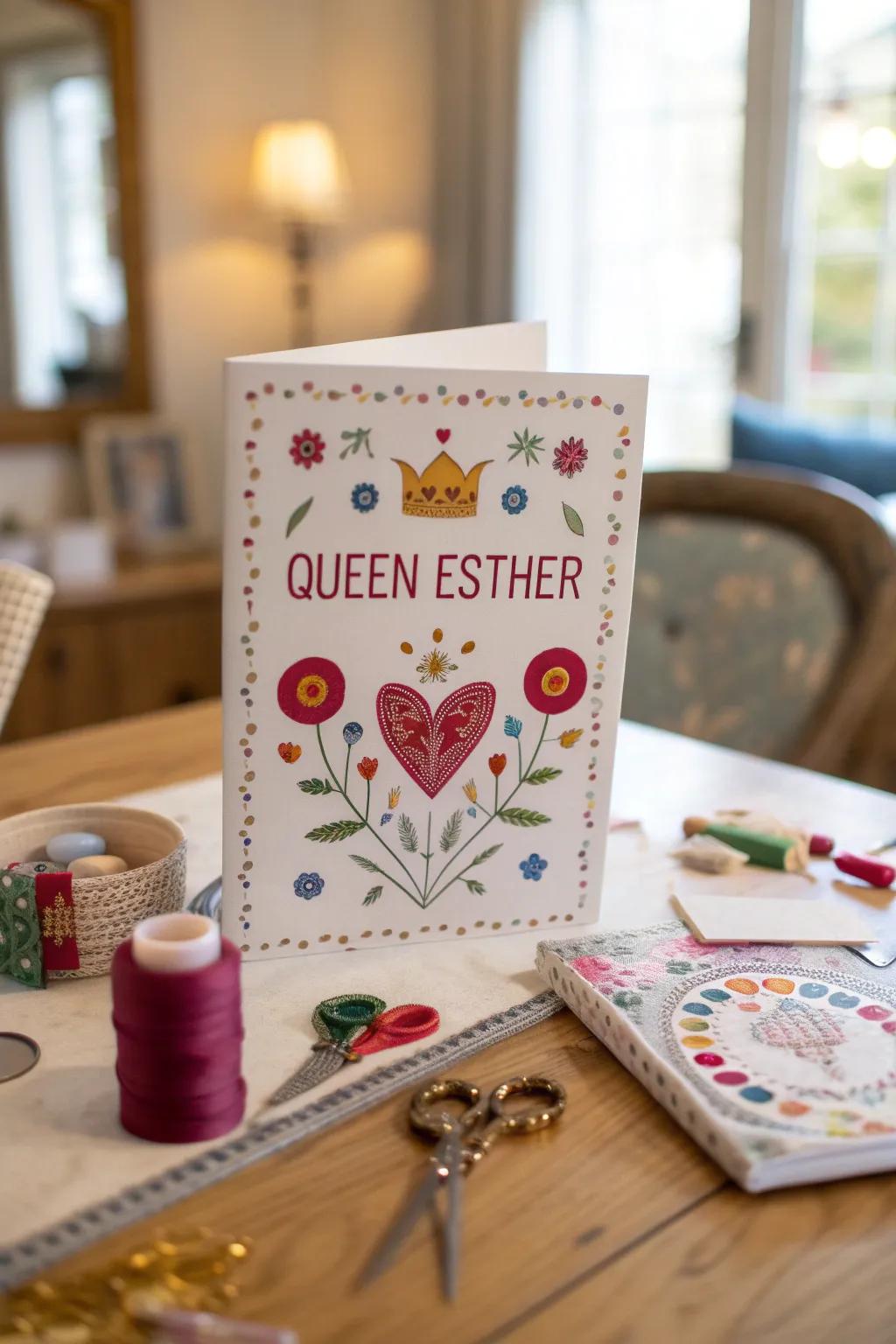 Craft a card with Esther's inspiring story.