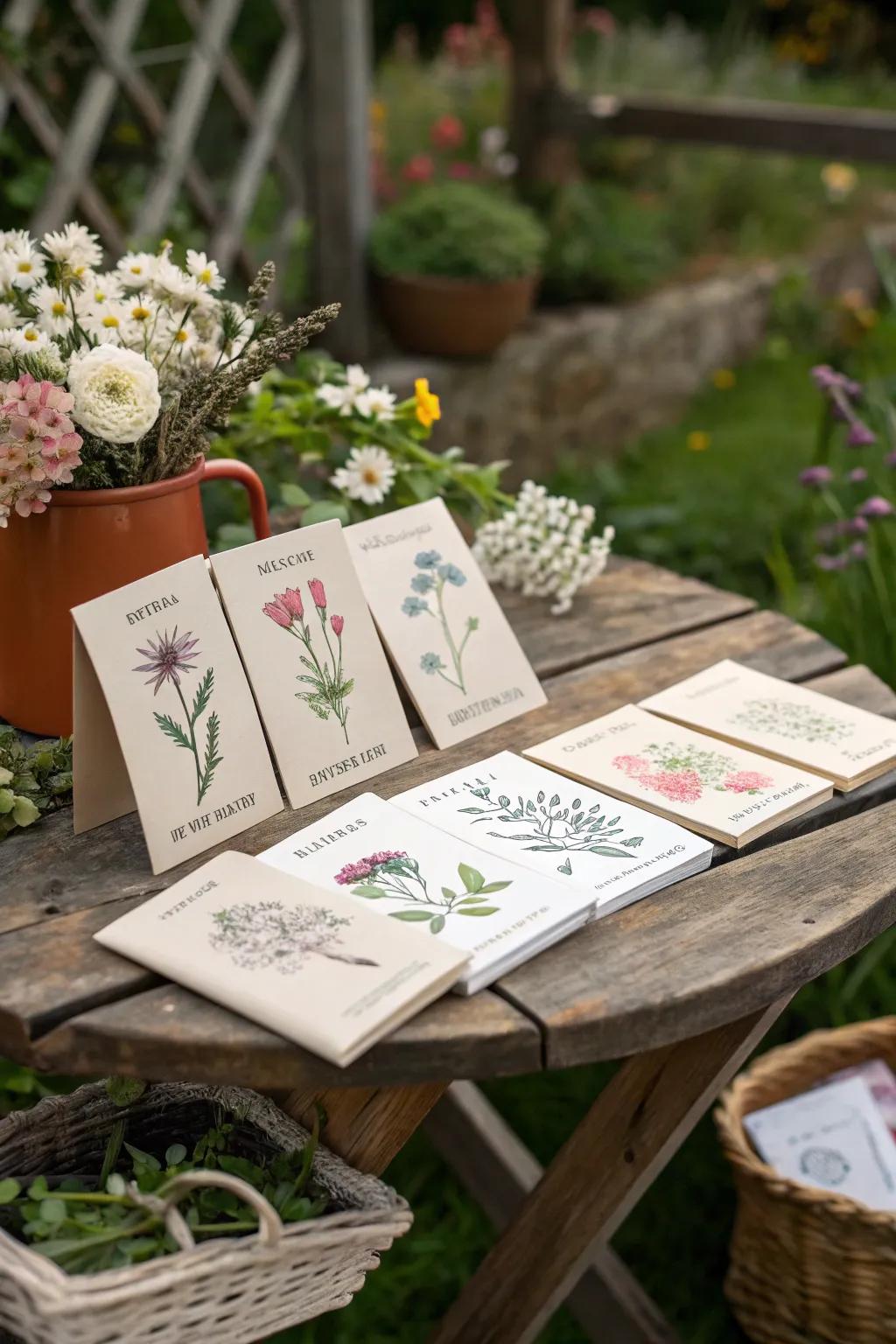 DIY seed packets: a gift that blossoms into a beautiful memory.