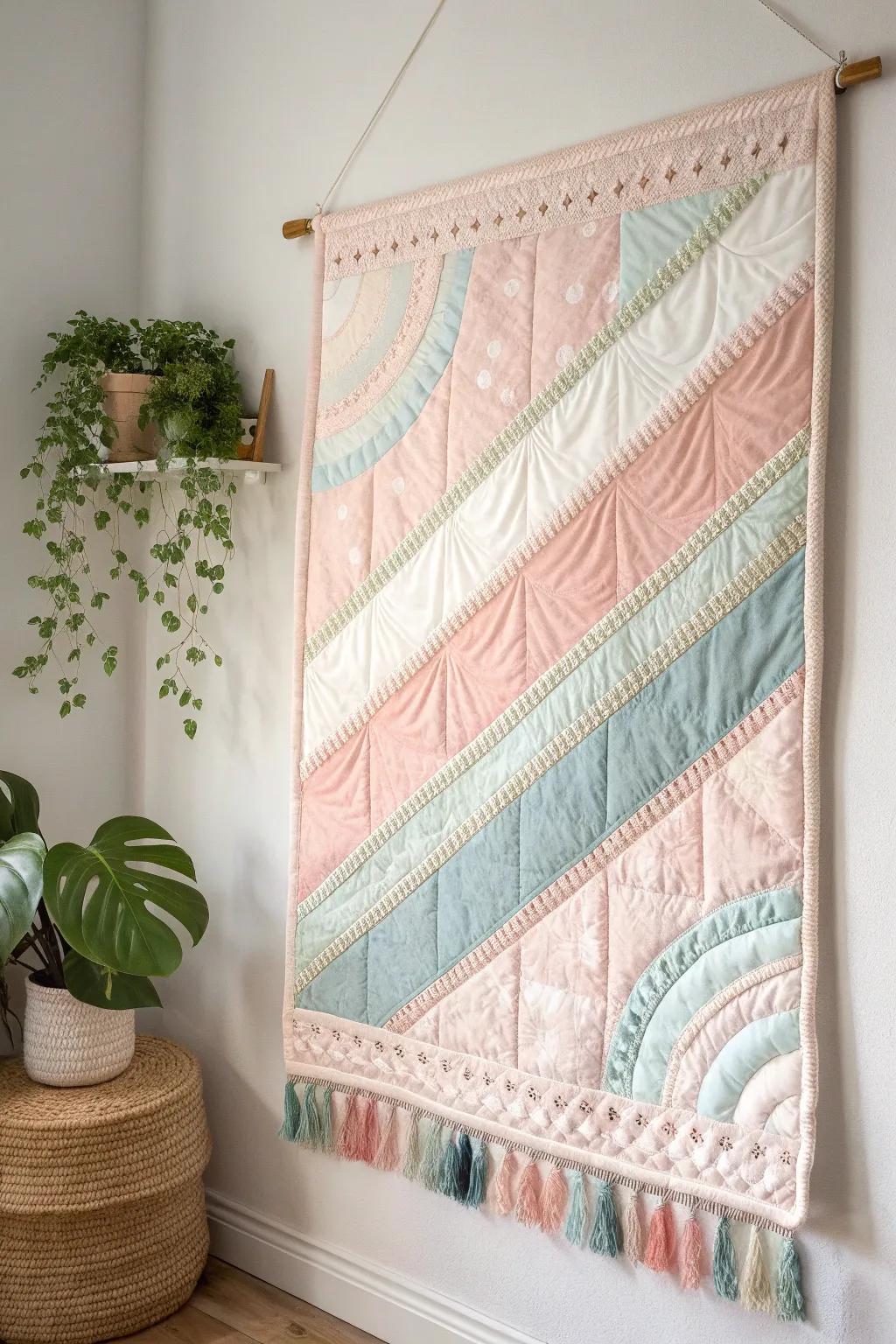 Embrace the gentle beauty of spring with pastel dreams in every stitch.