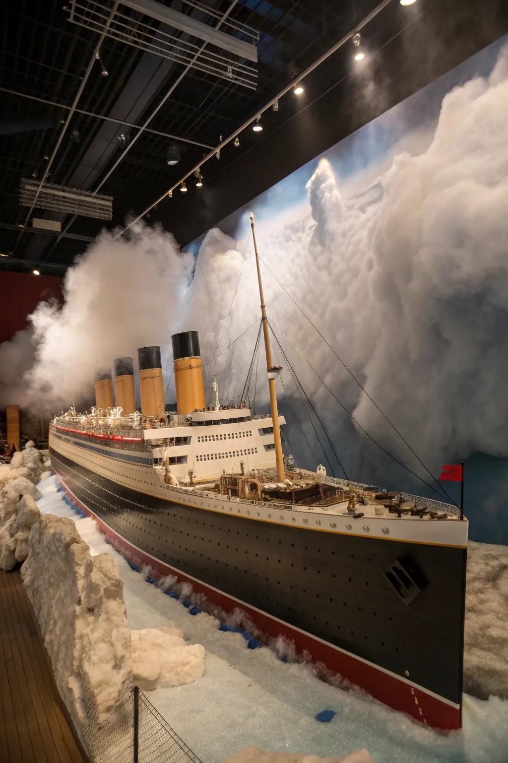 Bring the Titanic to life with stunning atmospheric effects that showcase true craftsmanship.