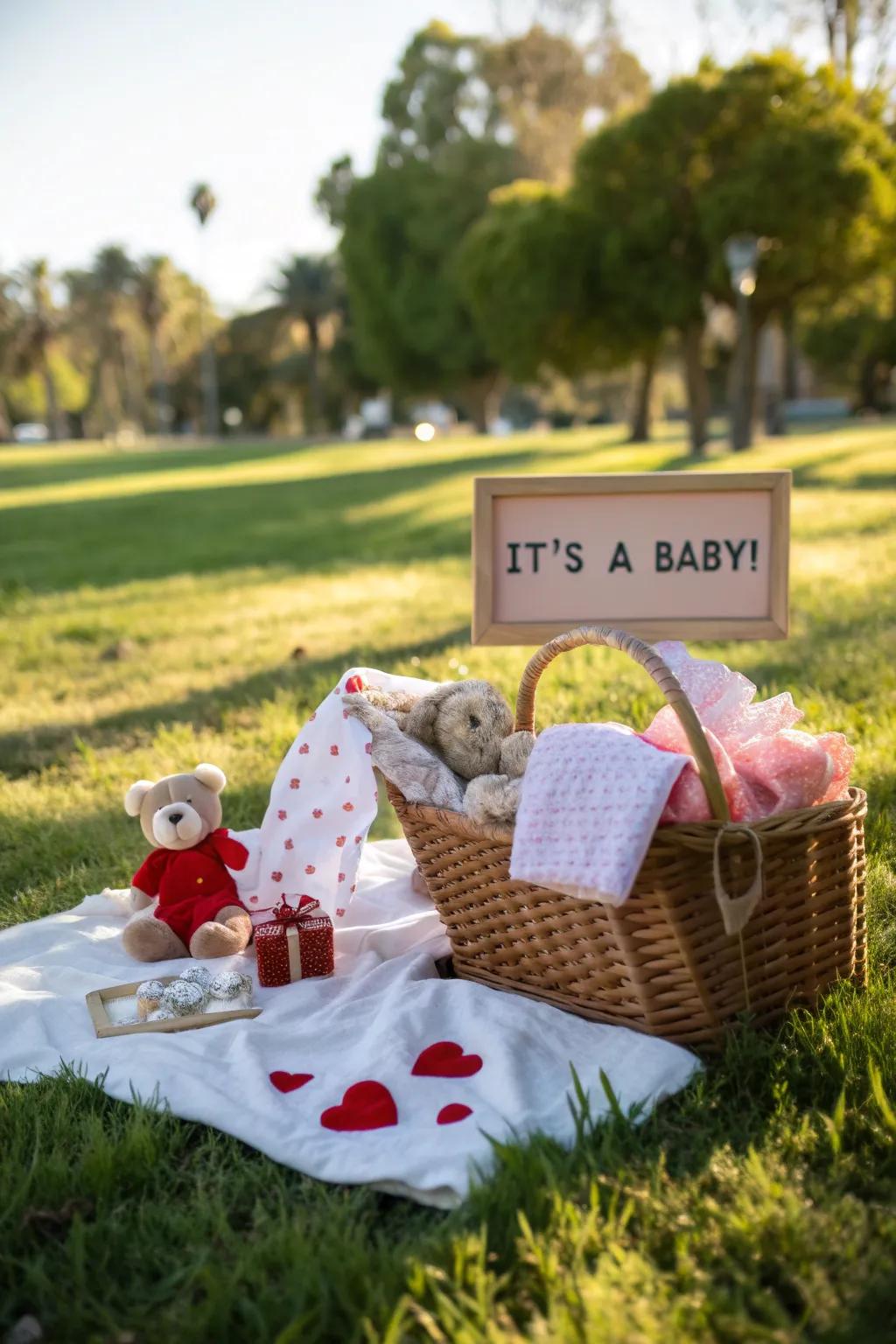 A picturesque picnic with a sweet surprise.