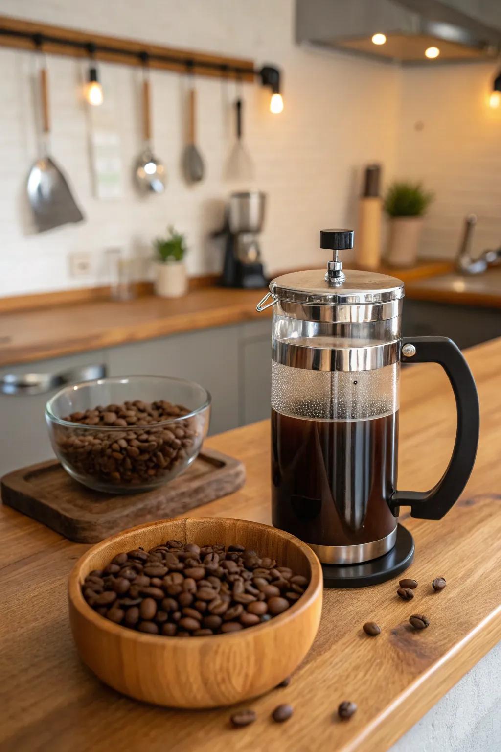 An artisan coffee set is perfect for the coffee-loving dad.