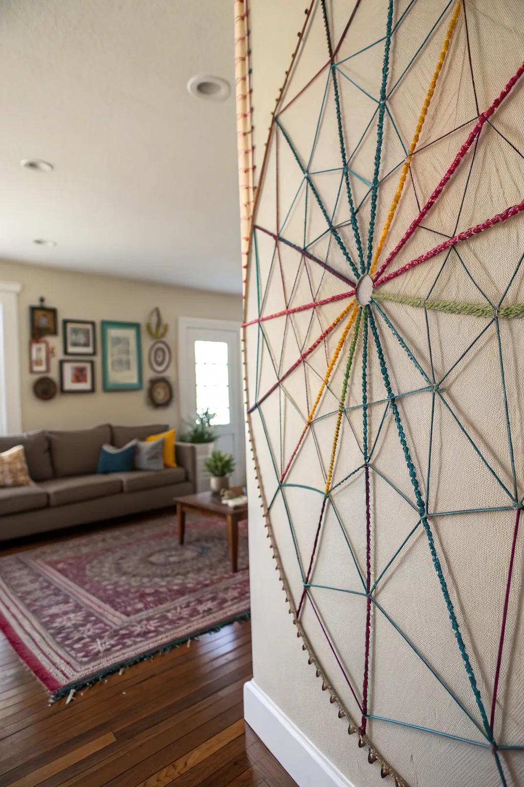 String art offers a personalized and creative touch.