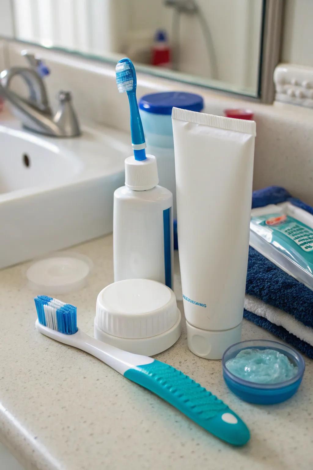 Dental care essentials for a healthy smile.