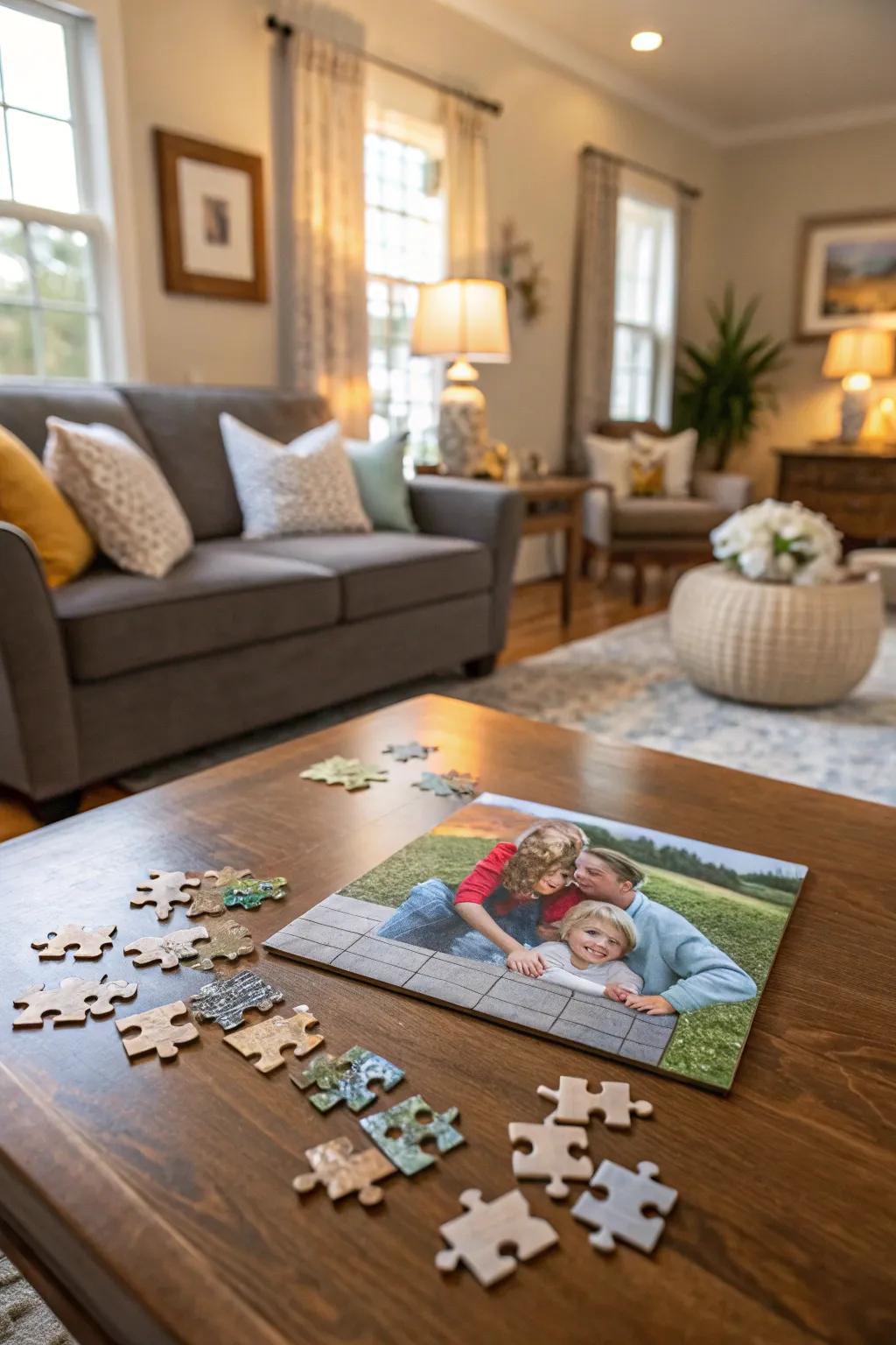 A custom puzzle that turns memories into engaging fun.