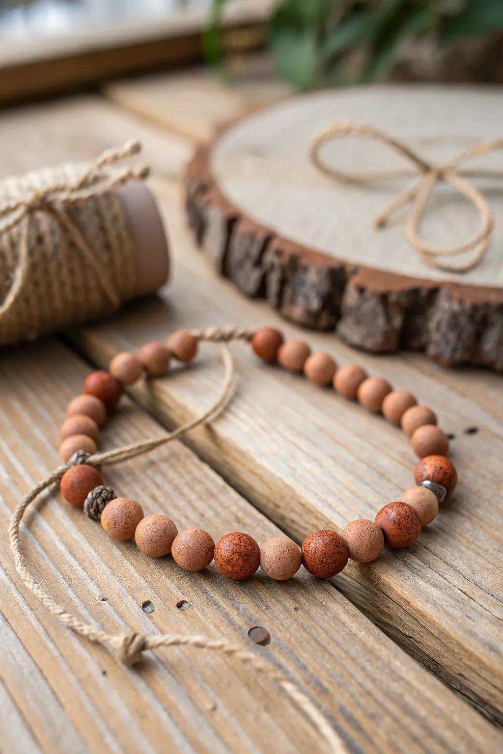 Rustic charm brings a cozy, countryside feel to your wrist.